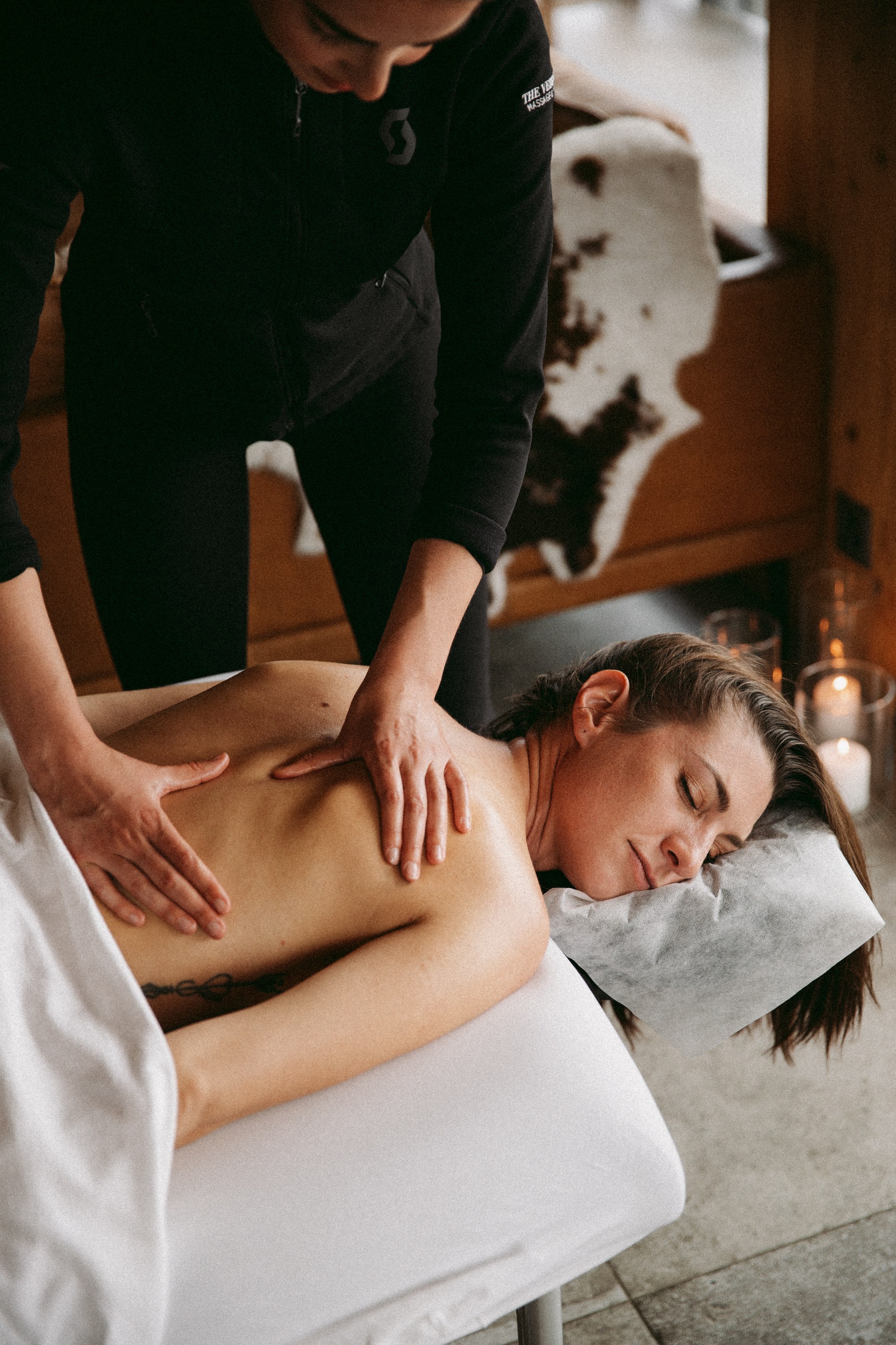 Luxury in-chalet massage treatment
